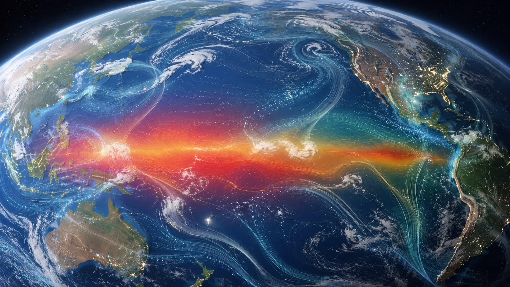 Visualisierung von El Niño, globaler Klimadynamik und verbundenen Prozessen im Erdsystem